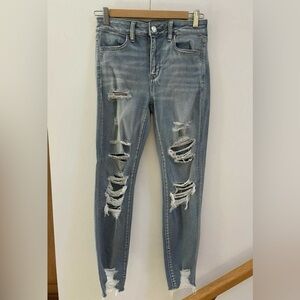 American Eagle Ripped Skinny Jeans